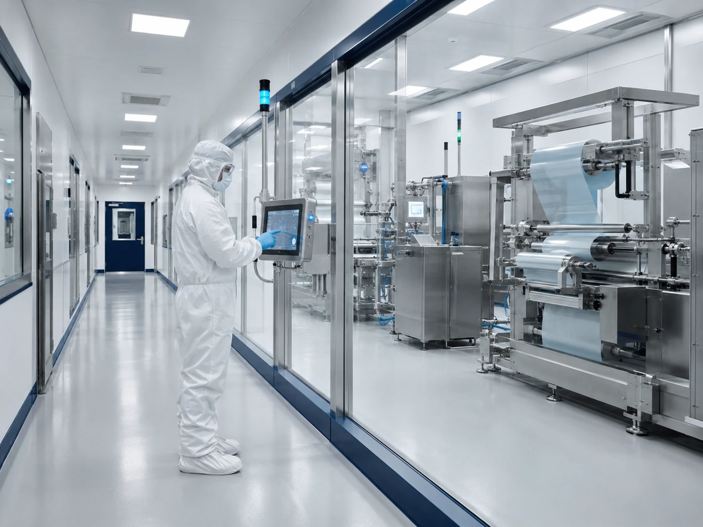 Quality control in an oral film cleanroom