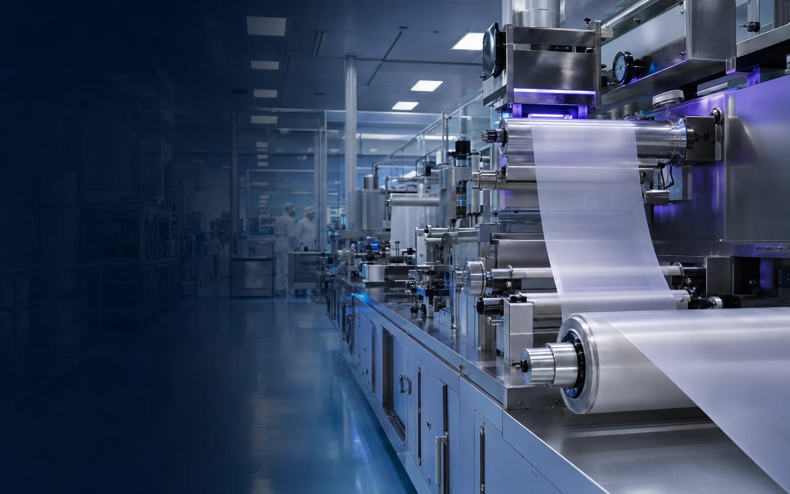 Modern oral dissolving film production line