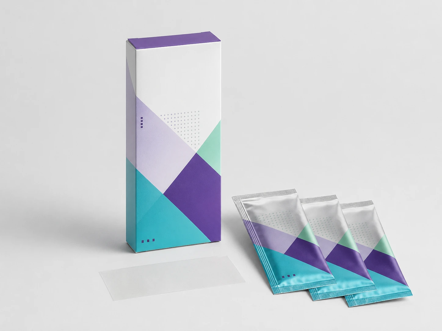 Standard Paper Box oral film packaging format