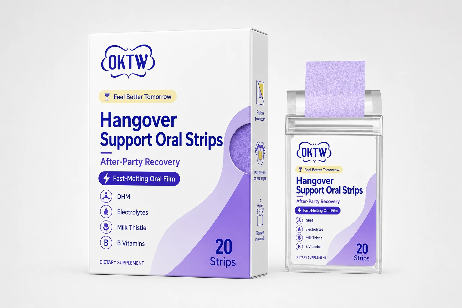 After-Party Oral Film packaging concept