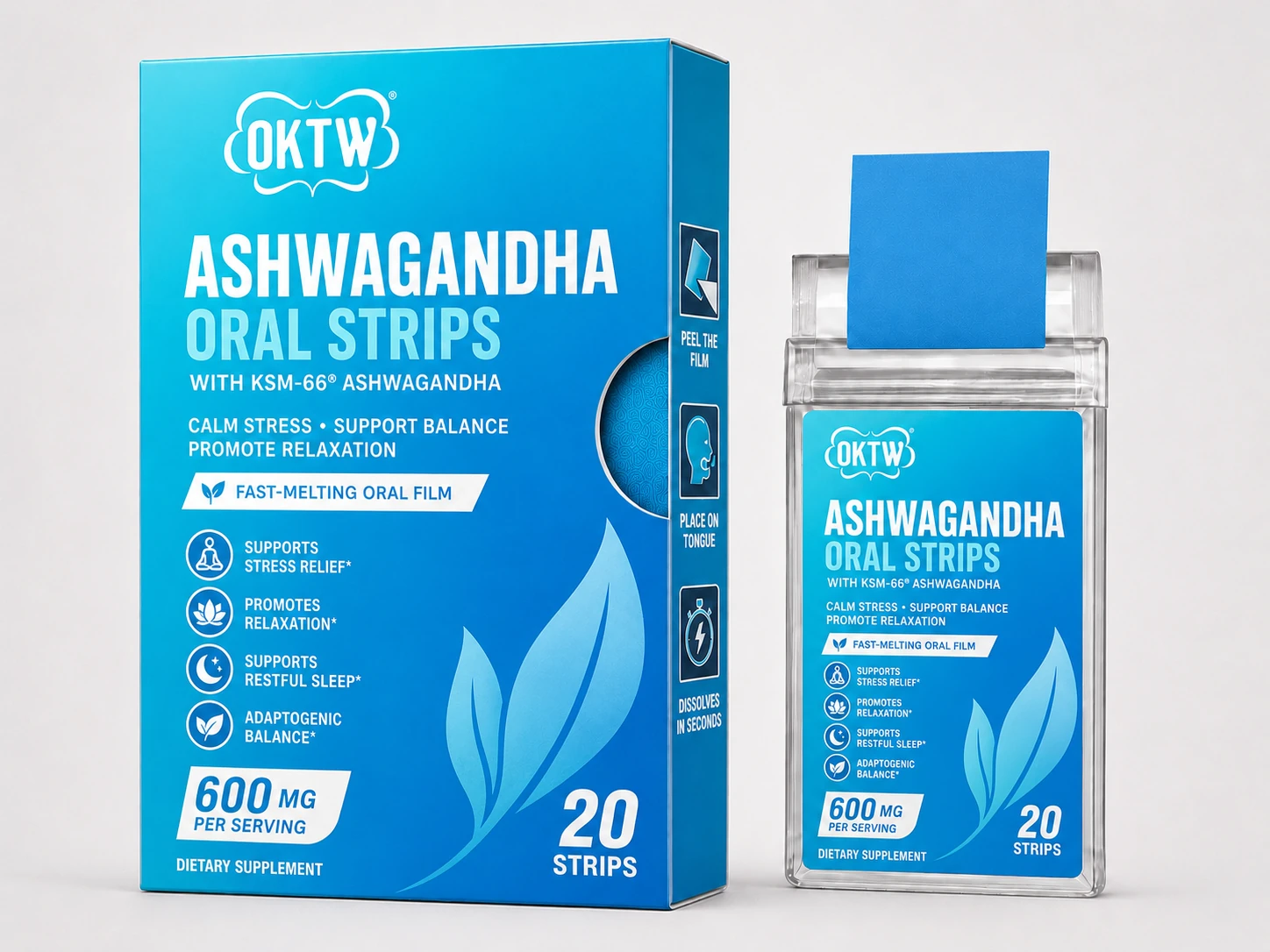 Ashwagandha Oral Film packaging concept