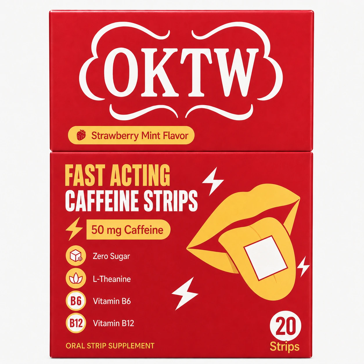 Energy Mint Oral Film packaging concept