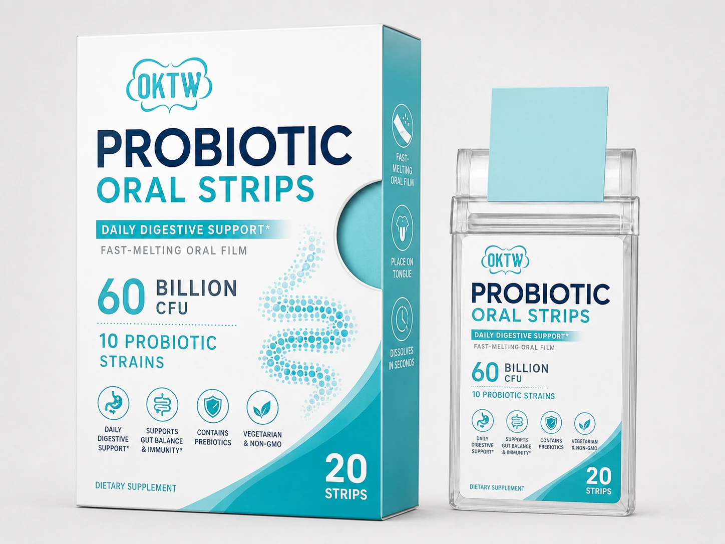 Probiotic Oral Film packaging concept